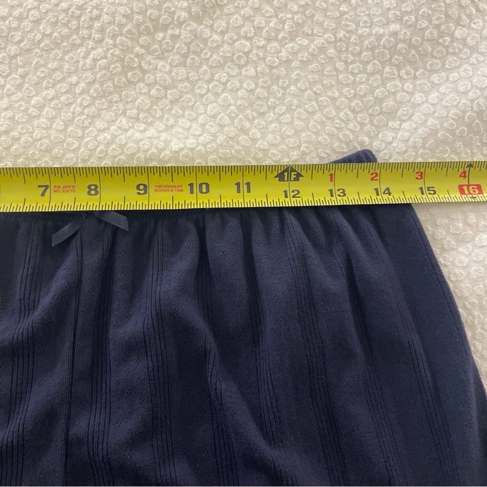 Wild Fable Navy Ruffle Hem Pajama Shorts - Picture 5 of 5